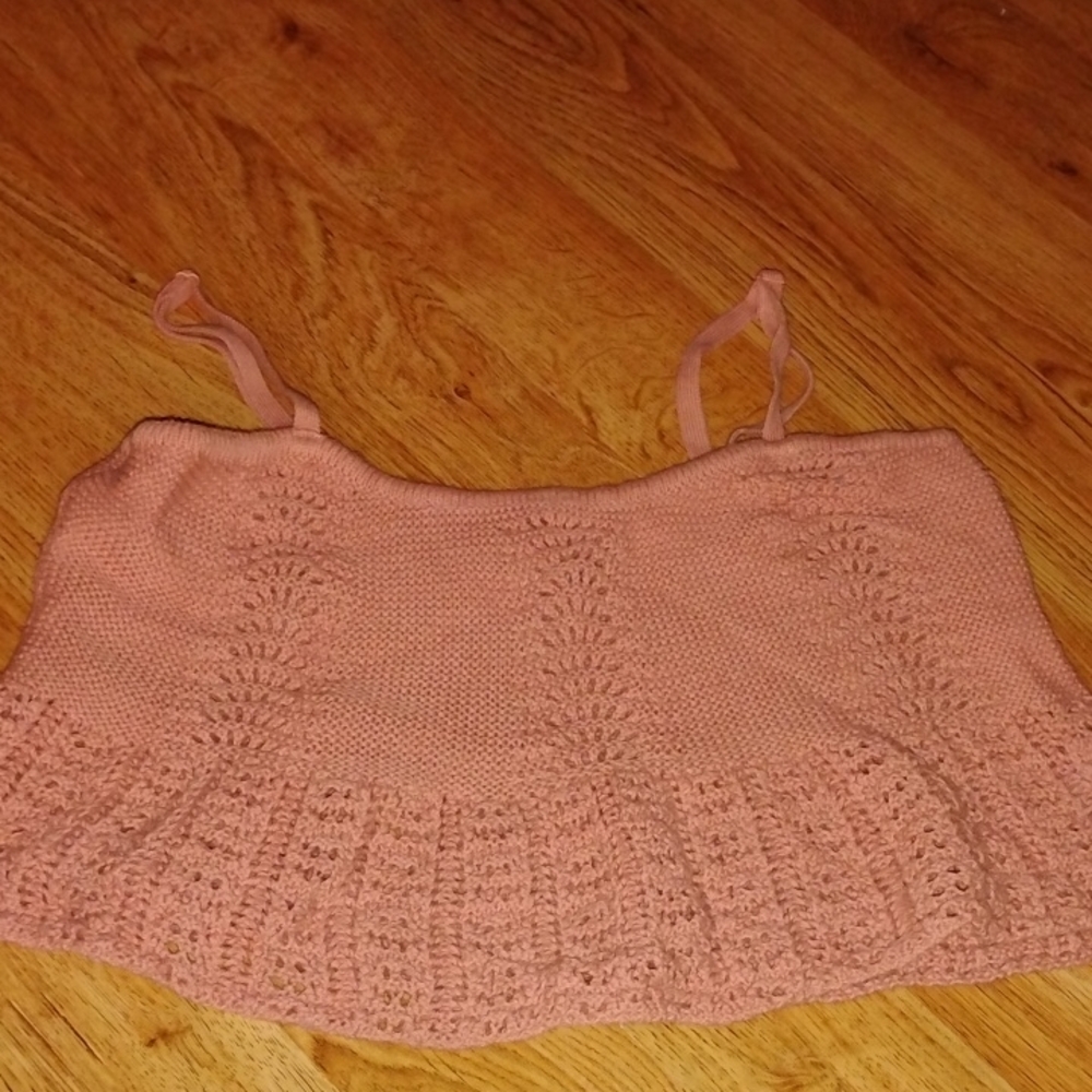 Aeropostale Pink Knit Crop Top
